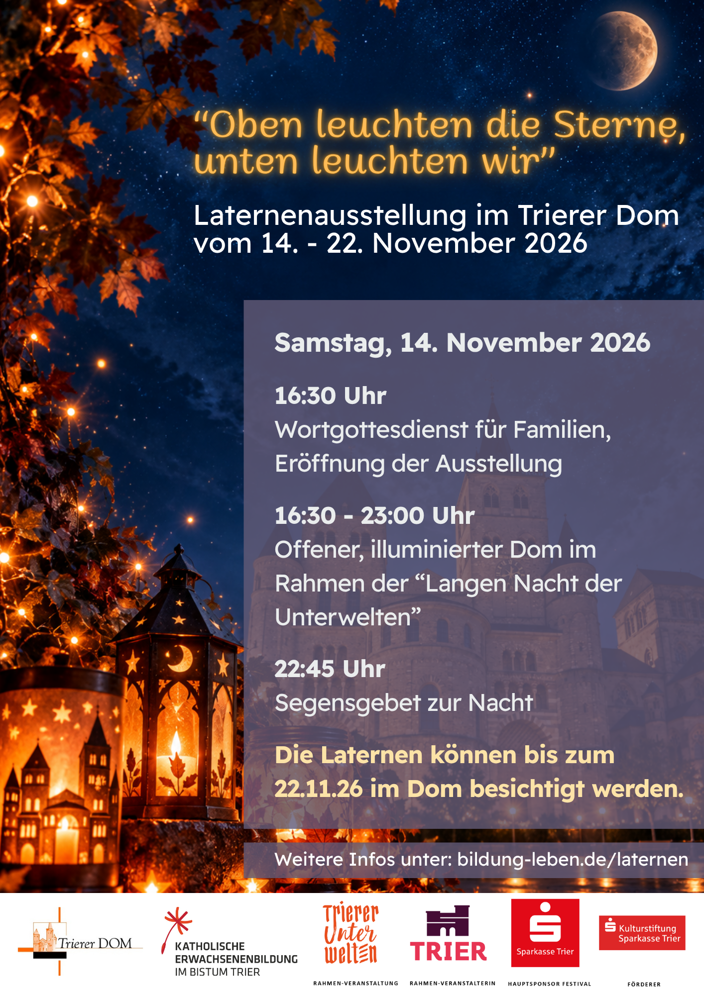 Plakat A3 Laternenausstellung